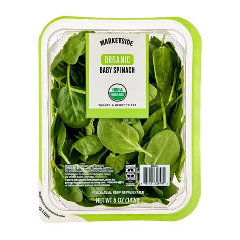 Fresh Thyme Organic Baby Spinach 16 Oz Delivery Near Me Doordash