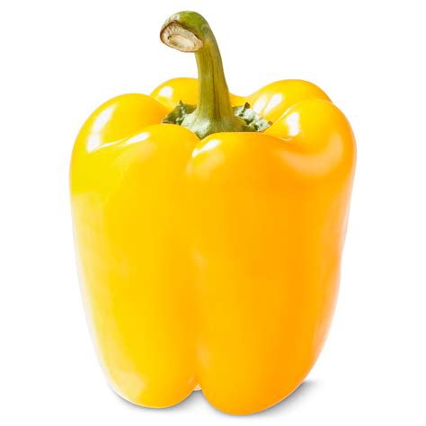 Fresh Yellow Bell Pepper Each Walmart Com Fresh Yellow Bell Pepper Each Walmart Com