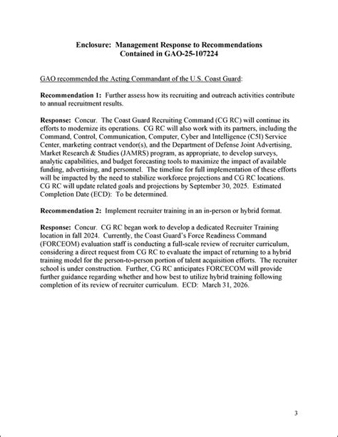 Gao 25 107224 Coast Guard Progress Made To Address Recruiting Gao 25 107224 Coast Guard Progress Made To Address Recruiting