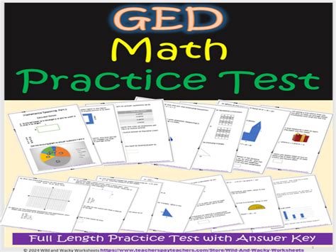 Ged Math Full Length Practice Test Teaching Resources Ged Math Full Length Practice Test Teaching Resources
