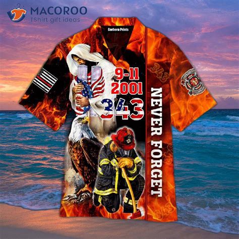 God Bless Jesus On 9 11 Day Never Forget Hawaiian Shirts