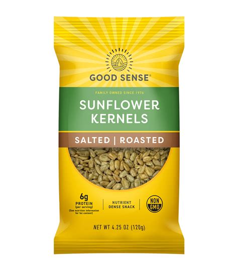 Good Sense Snacks Sunflower Kernels Roasted Amp Salted
