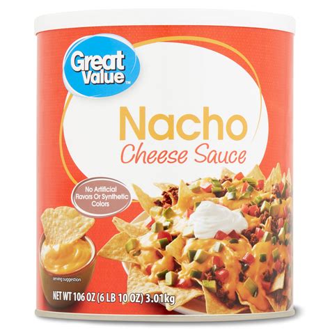 Great Value Nacho Cheese Sauce 106 Oz