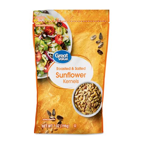 Great Value Roasted Amp Salted Sunflower Kernels 7 Oz Walmart Business
