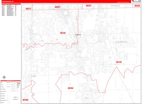 Greenwood Indiana 46143 Zip Code Art Board Print