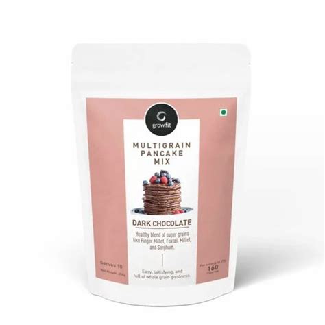 Growfit Multigrain Pancake Mix Powder 250Gm Crepe Premix Pancake