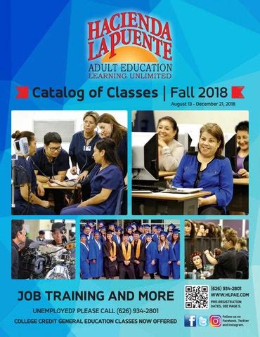 Hacienda La Puente Adult Education Fall 2017 Catalog By Q Press Issuu