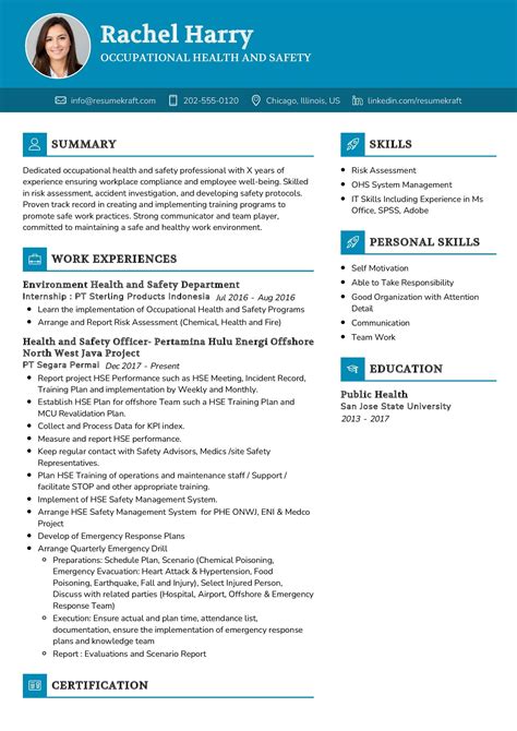 Health Amp Safety Specialist Resume In Pages Word Download Template Net Health Amp Safety Specialist Resume In Pages Word Download Template Net