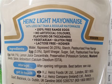 Heinz Light Mayonnaise Heinz Light Mayonnaise