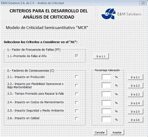 Herramienta Para C Lculo De Criticidad Excel Vba Freelancer Herramienta Para C Lculo De Criticidad Excel Vba Freelancer