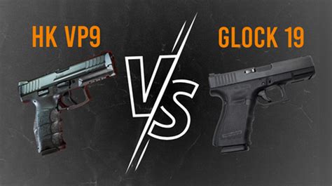 Hk Vp9 Vs Glock 19 Defensive Handgun Comparison Xs Sights