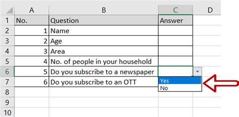 How To Create A Yes No Drop Down In Excel