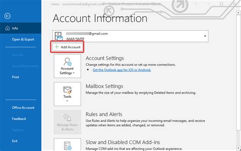 How To Delete Or Add An Account In Outlook Lookeen How To Delete Or Add An Account In Outlook Lookeen
