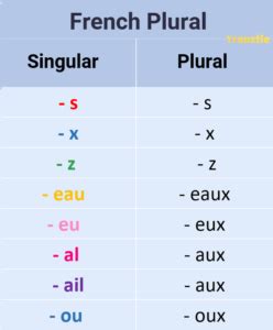 How To Make Nouns Plural In French 13 Examples Language Atlas
