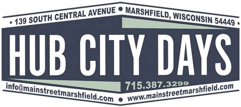 Hub City Days Marshfield July 29 31 2021 State Trunk Tour Hub City Days Marshfield July 29 31 2021 State Trunk Tour