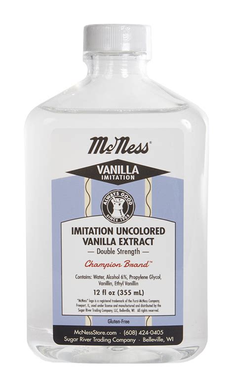 Imitation Uncolored Vanilla Extract 12 Oz The Mcness Store Imitation Uncolored Vanilla Extract 12 Oz The Mcness Store