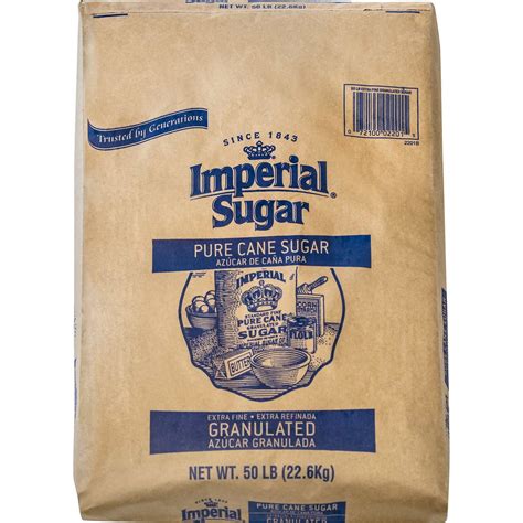 Imperial Extra Fine Granulated Sugar 50 Pounds Walmart Com Imperial Extra Fine Granulated Sugar 50 Pounds Walmart Com