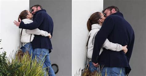 Jennifer Lopez And Ben Affleck Share Steamy Kiss During Lunch Date