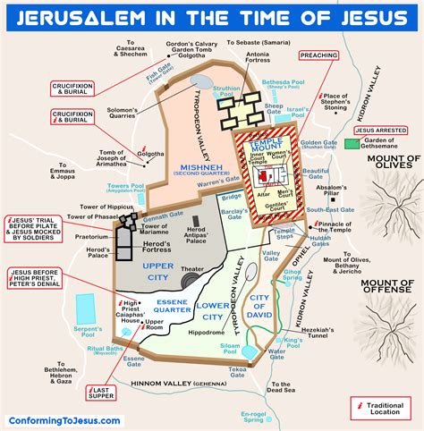Jerusalem In Jesus Time Map New Testament Times Jerusalem Jerusalem In Jesus Time Map New Testament Times Jerusalem