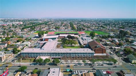 John C Fremont High School In South Los Angeles Editorial Photography