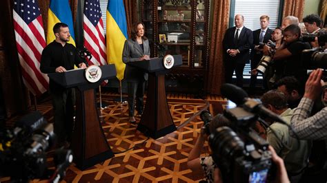 Kamala Harris Meets With Zelensky Anticipating A Handover Of Global Crises The New York Times Kamala Harris Meets With Zelensky Anticipating A Handover Of Global Crises The New York Times