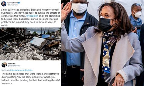 Kamala Harris Slammed Pleading For Help Small Businesses Months After Wanted To Help Rioters Daily Mail Online Kamala Harris Slammed Pleading For Help Small Businesses Months After Wanted To Help Rioters Daily Mail Online