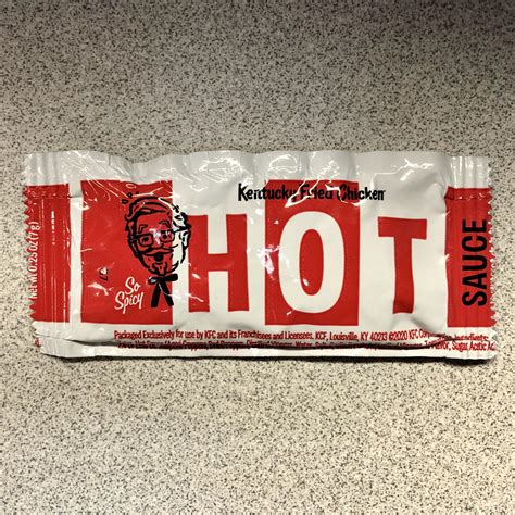 Kfc Hot Sauce Packet Nutrition At Jung Coleman Blog Kfc Hot Sauce Packet Nutrition At Jung Coleman Blog