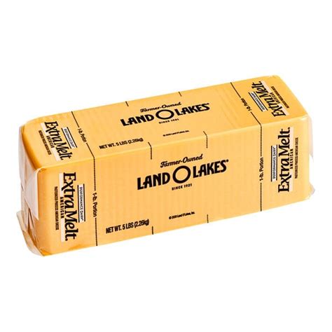 Land O Lakes Extra Melt American Cheese 5 Lb 6 Case