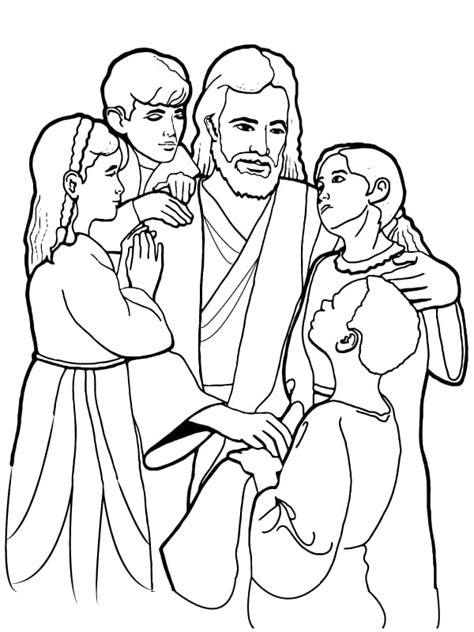 Latter Day Saints Lds Coloring Pages Coloringlib