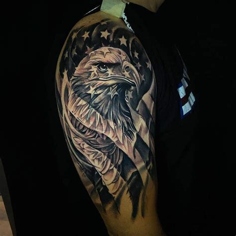 Licacharbo American Flag Eagle Tattoo Licacharbo American Flag Eagle Tattoo