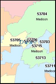 Madison Wisconsin Zip Code Map Madison Wisconsin Zip Code Map