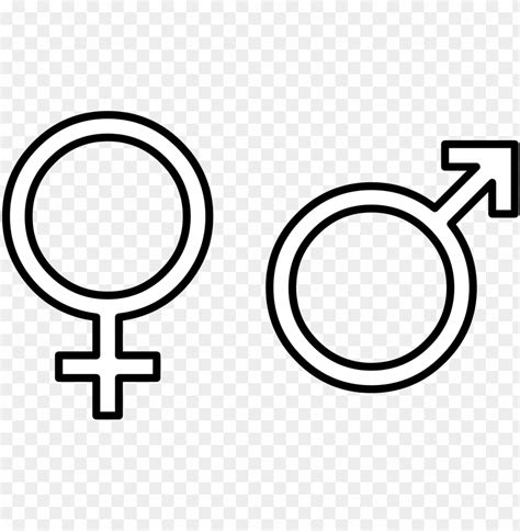 Male Vector Gender Male Female Symbol White Png Transparent With Clear Background Id 203957 Toppng