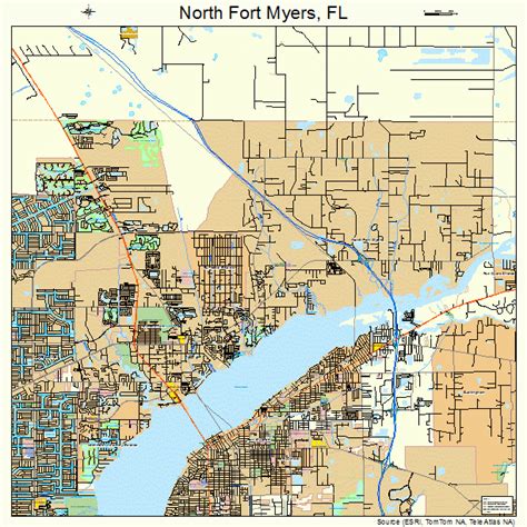 Map Of North Fort Myers Fl Florida Map Of North Fort Myers Fl Florida