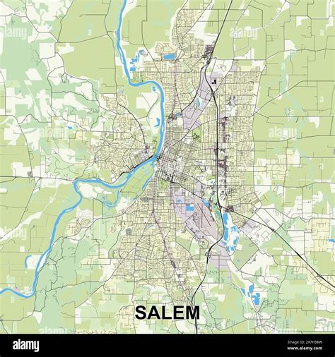 Map Of West Salem Hi Res Stock Photography And Images Alamy