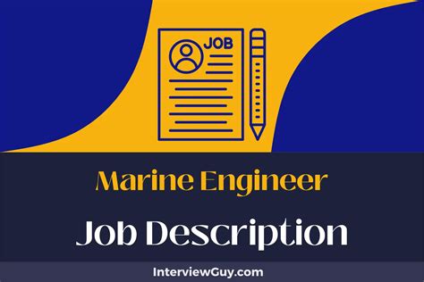 Marine Engineer Job Description
