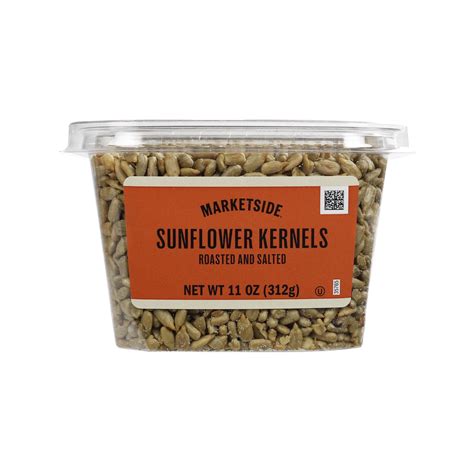 Marketside Roasted Amp Salted Sunflower Kernels 11 Oz Tub Walmart Com