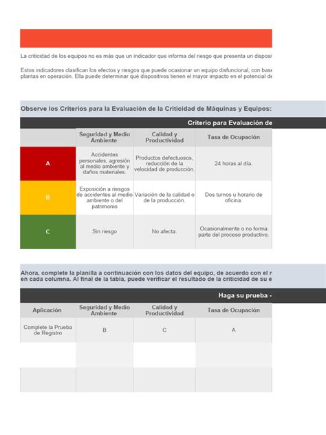 Matriz De Criticidad Mantenimiento Excel Pdf Ingenier A De Matriz De Criticidad Mantenimiento Excel Pdf Ingenier A De