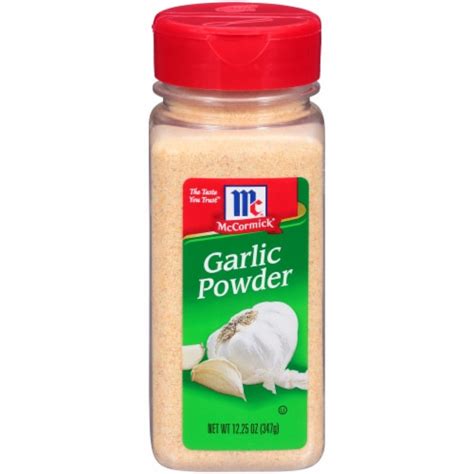 Mccormick Garlic Powder Shaker 12 25 Oz Kroger