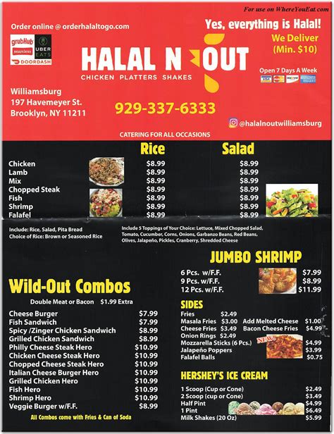 Menu At Halal Foods Didwana