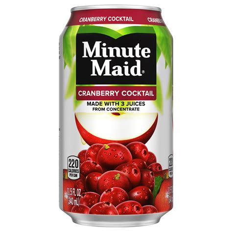 Minute Maid Cranberry Cocktail Fig App