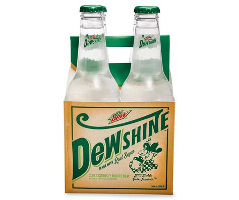 Mountain Dew Mtn Dew Dewshine Soda Clear Citrus 12 Fl Oz Glass Bottle 4