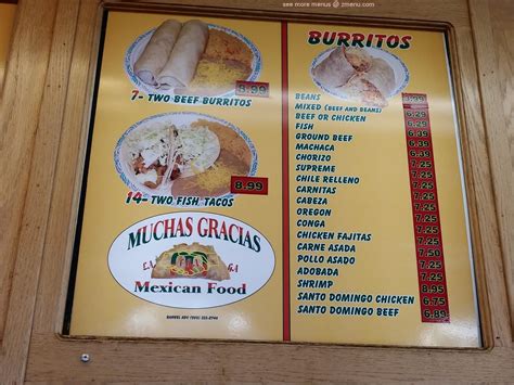 Muchas Gracias Mexican Food 2305 W Main St Medford Or 97501 Usa