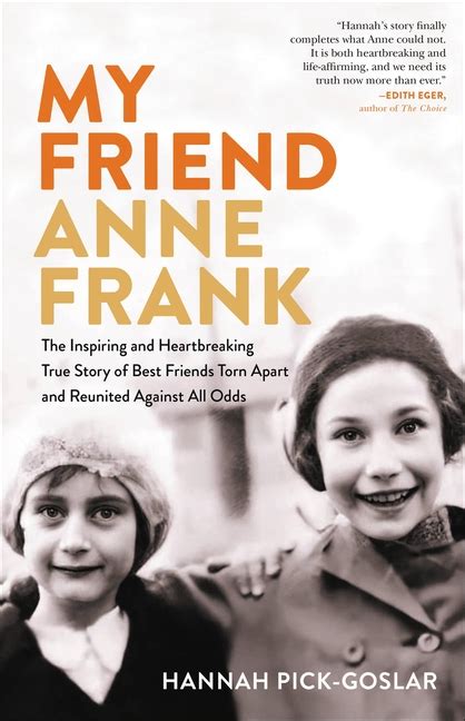 My Friend Ann Frank By Hannah Pick Goslar Book Review The My Friend Ann Frank By Hannah Pick Goslar Book Review The