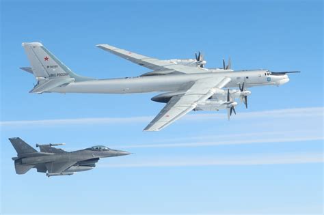 Norad F 22S Intercept Russian Bombers Near Alaska