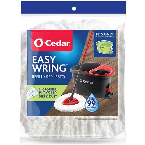 O Cedar Easywring Spin Mop Refill Microfiber White 01 04 2024 O Cedar Easywring Spin Mop Refill Microfiber White 01 04 2024