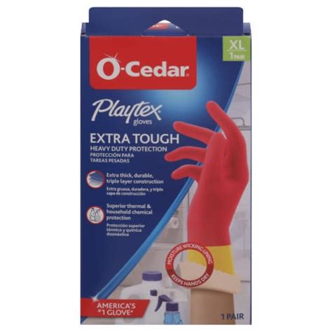 O Cedar Playtex Extra Tough Large Gloves 1 Ct Kroger O Cedar Playtex Extra Tough Large Gloves 1 Ct Kroger