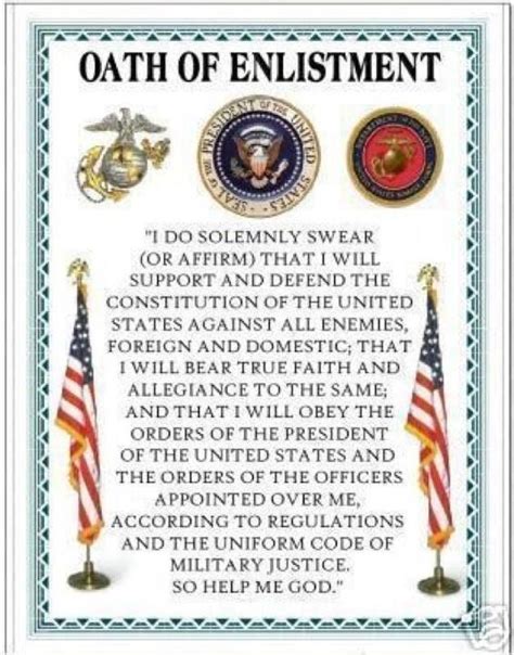 Oath Of Enlistment Oath Of Enlistment
