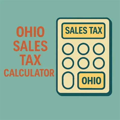 Ohio Sales Tax Calculator Ohio Sales Tax Calculator