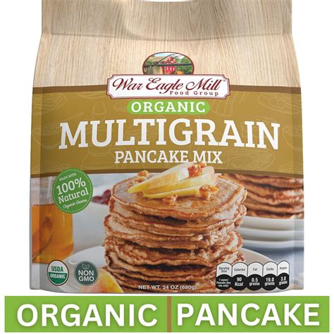 Organic Multigrain Pancake Mix Non Gmo No Added Sugar