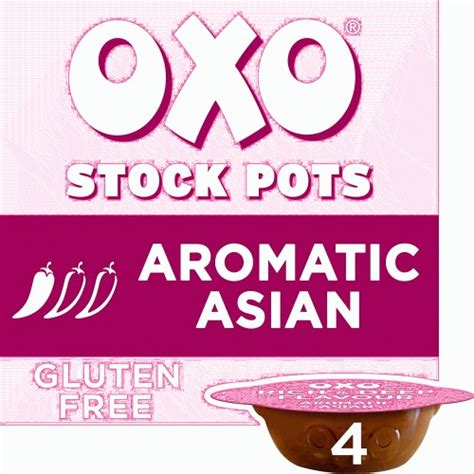 Oxo Aromatic Asian Stock With Lemongrass Ginger Amp Chilli 4 X 20G Oxo Aromatic Asian Stock With Lemongrass Ginger Amp Chilli 4 X 20G